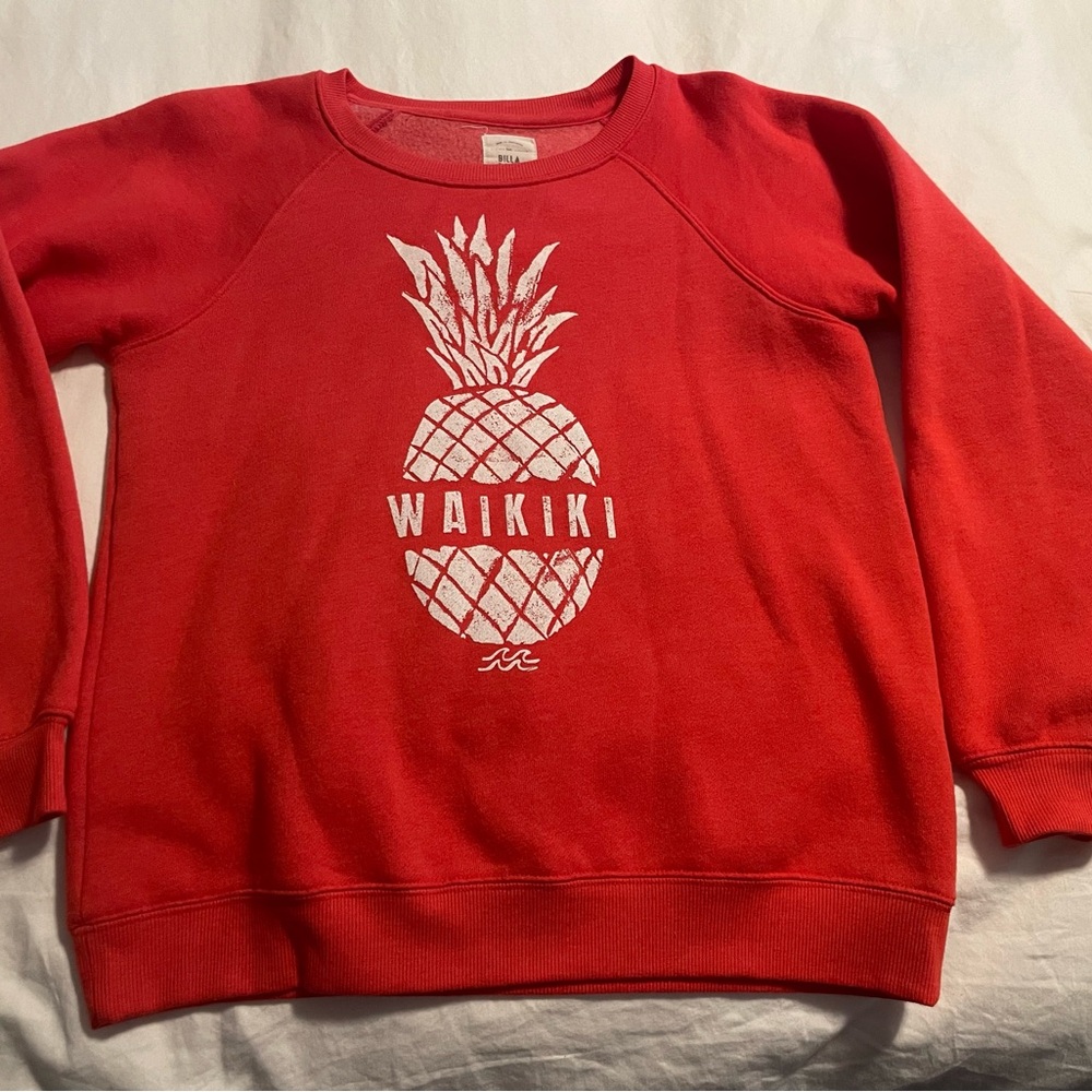 Waikiki Red Pineapple Sweatshirt